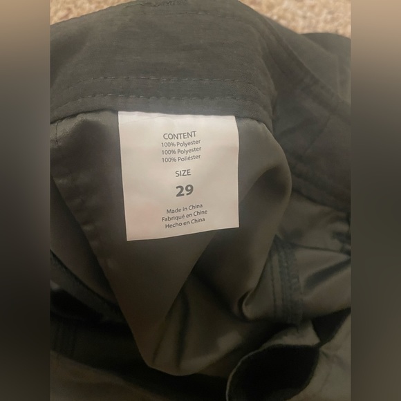 Men’s O’Neill Ranger Cargo Shorts Black Size 29 relaxed fit below the knee 21” - Picture 4 of 4